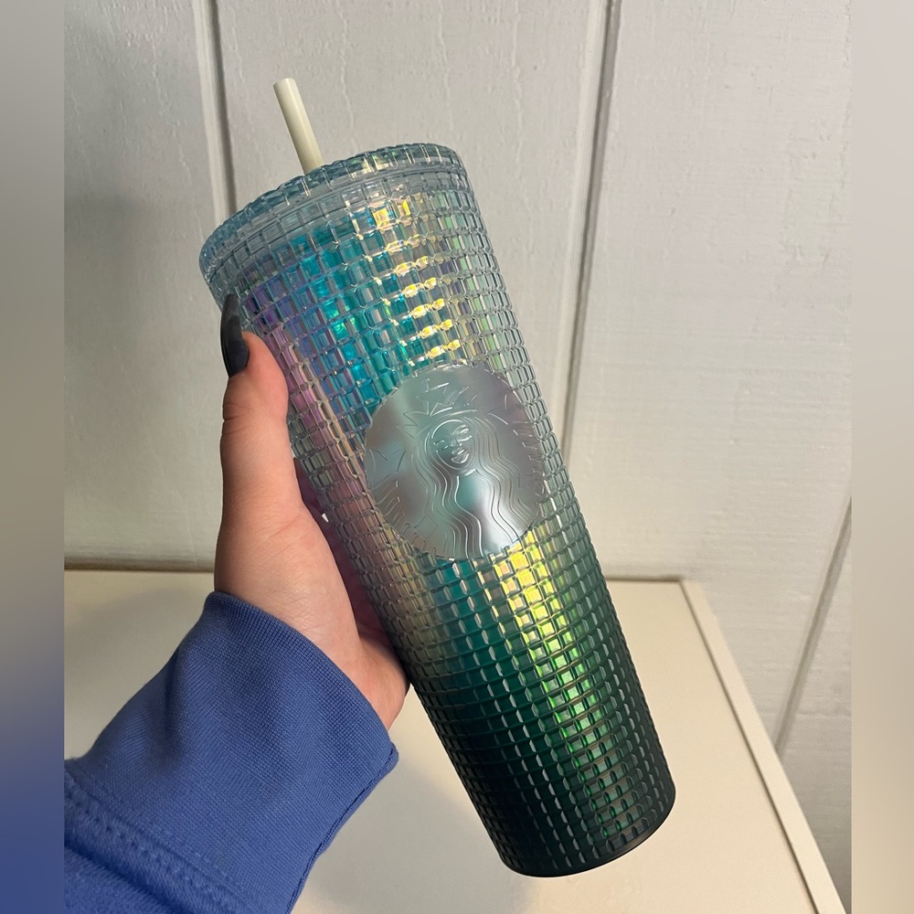 💚Ombre Square Studded Starbucks Tumbler💚